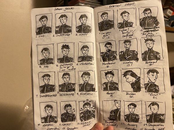 Jedao expression sheet